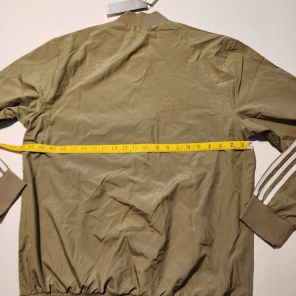 Adidas Bomber wind jacket size M men olive green - Picture 3 of 11